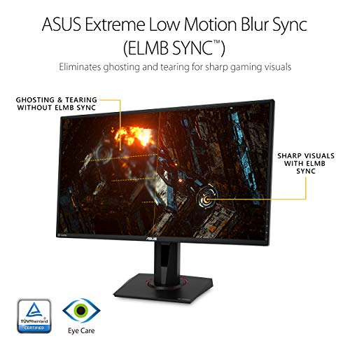 ASUS TUF Gaming VG27AQ 27" 2K HDR Gaming Monitor 165Hz 1ms Black