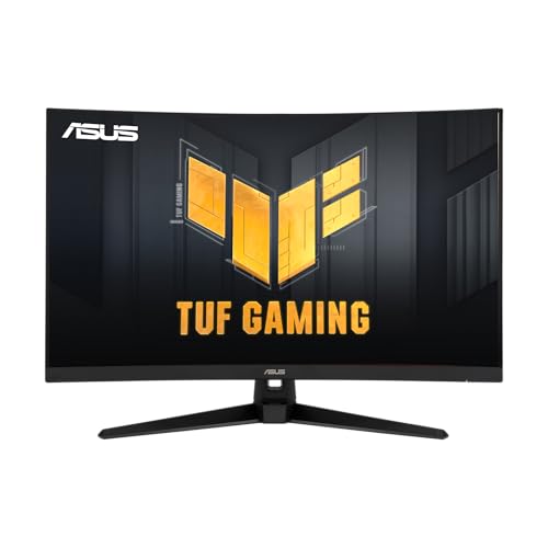 ASUS TUF VG32VQ1B 32" Curved QHD Gaming Monitor 165Hz 1ms FreeSync Premium