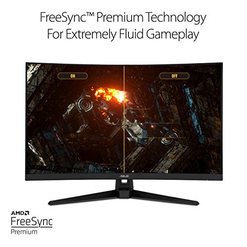 ASUS TUF VG32VQ1B 32" Curved QHD Gaming Monitor 165Hz 1ms FreeSync Premium